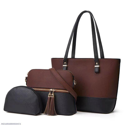 Women Rexine Plain Shoulder Bag