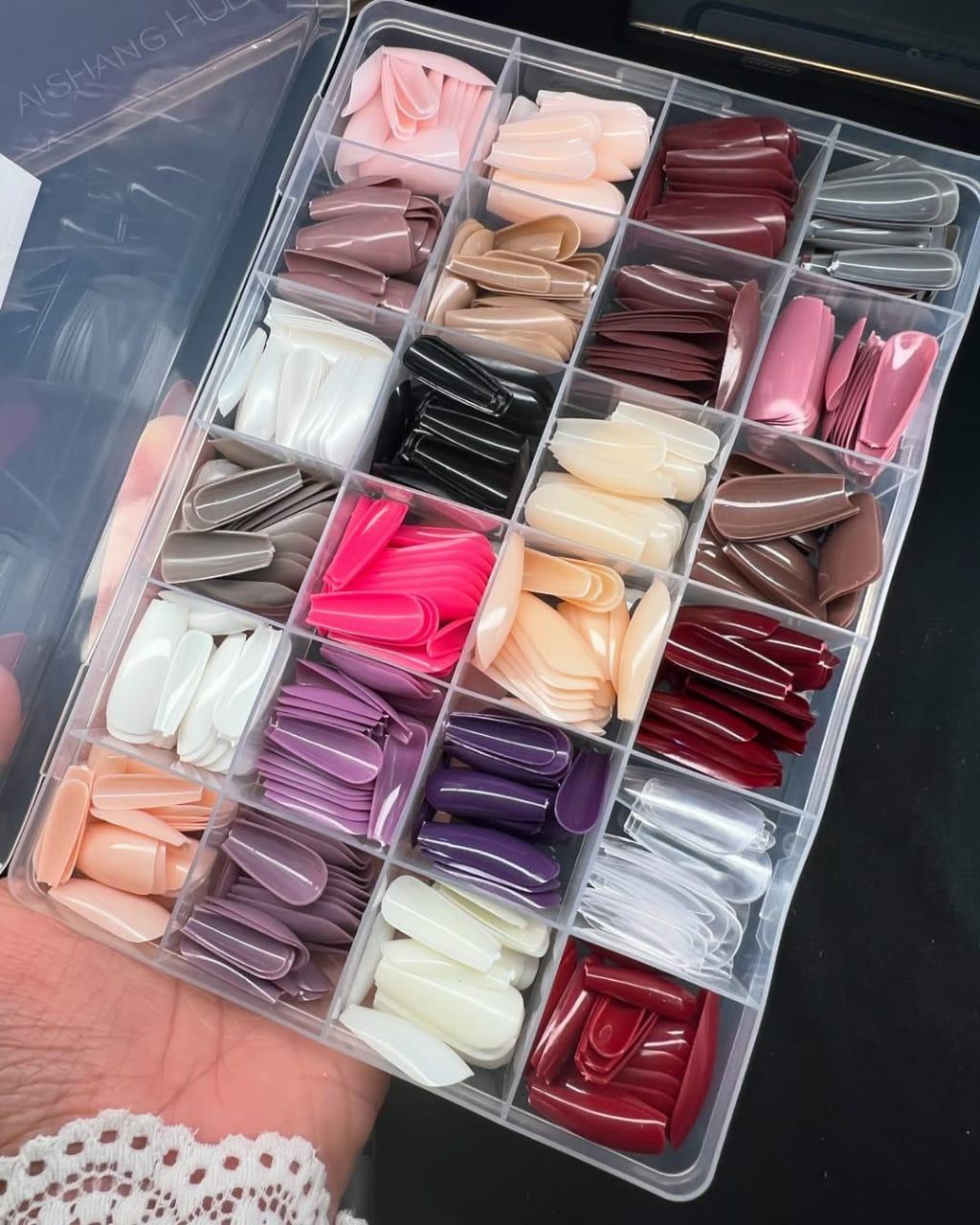 Fake Nails Multicolor 576 Pcs