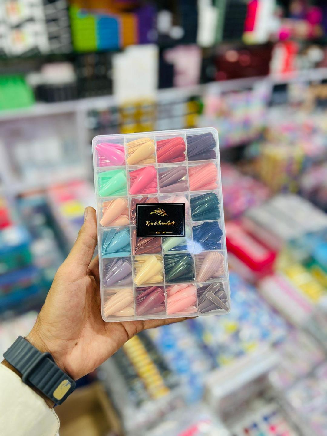 Fake Nails Multicolor 576 Pcs