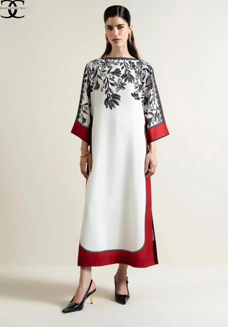 Stitched Printed Swiss Lawn set 2 Pcs