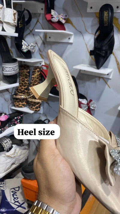 Stylish Women's Leather Heels