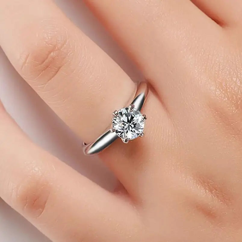 Bridesmaid Jewelry Set for Wedding 925 sterling silver chains Necklace Earring For Women Gemstone Rings Party Jewelry Sets