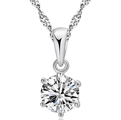 Bridesmaid Jewelry Set for Wedding 925 sterling silver chains Necklace Earring For Women Gemstone Rings Party Jewelry Sets