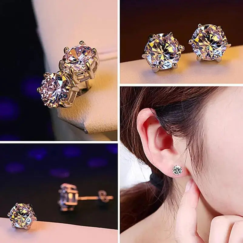 Bridesmaid Jewelry Set for Wedding 925 sterling silver chains Necklace Earring For Women Gemstone Rings Party Jewelry Sets